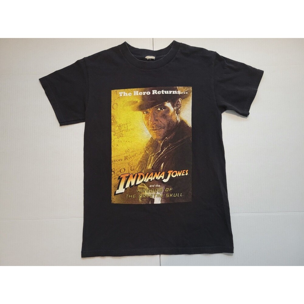 Vintage Indian Jones The Hero Returns Kingdom Of The Crystal Skull Mens‎ Small